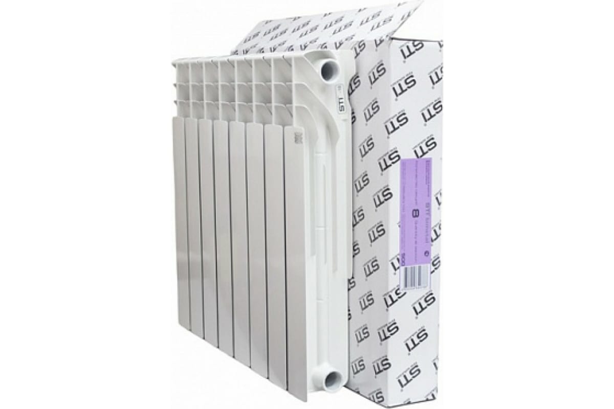 Биметаллический радиатор STI Bimetal 500-100 12 секций D220-00098
