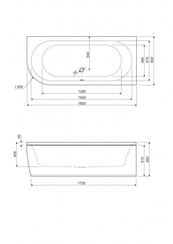 Фронтальная панель Cezares Metauro Corner METAURO CORNER-180-SCR-R-W37 180 см R