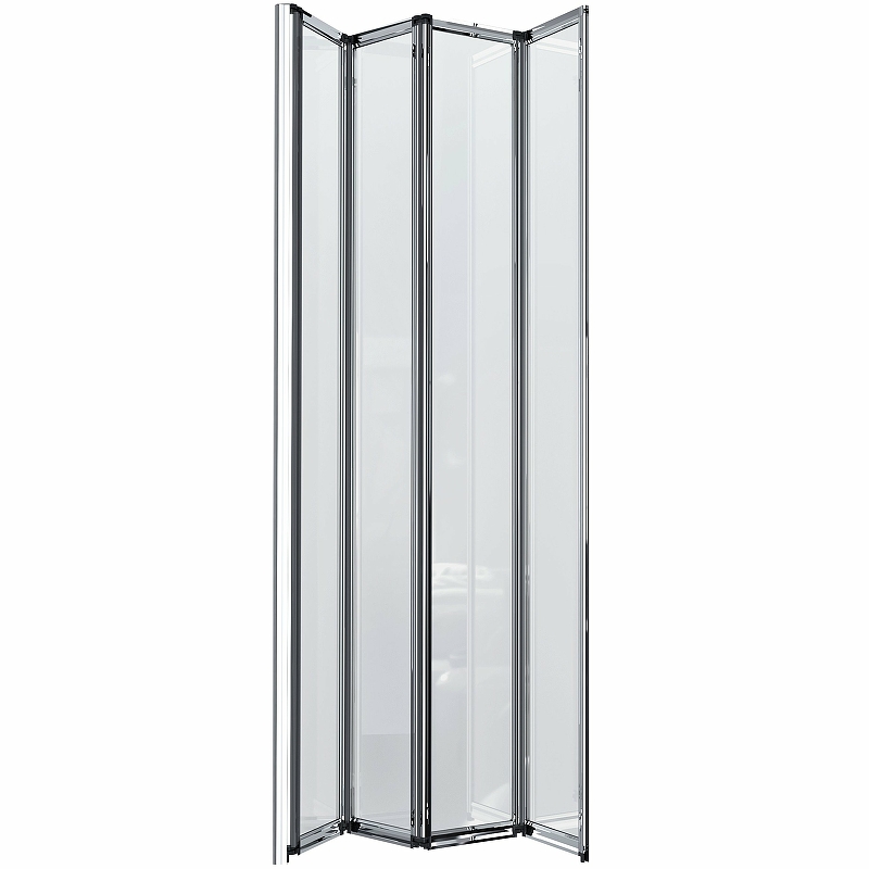 Шторка для ванны Grossman GR-107 80x140 прозрачное, хром