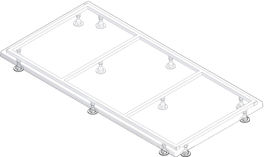 Каркас для поддона Creto Etna 2-0075 100x80
