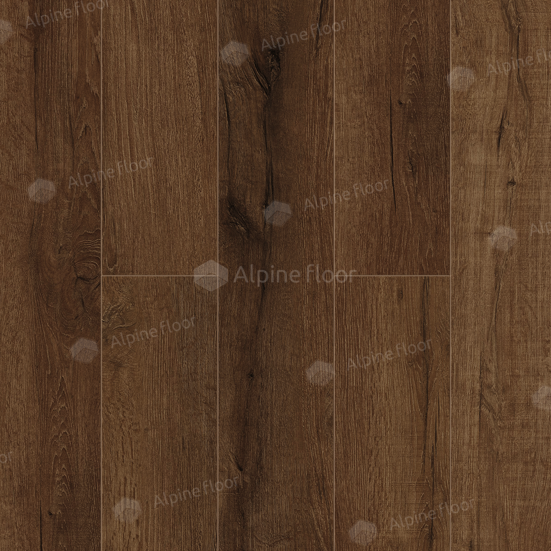 SPC ламинат Alpine Floor Premium XL Дуб Шоколадный 1220x183x8 мм, ECO 7-18 ABA New