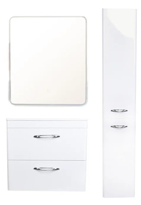 Мебель для ванной Style Line Каре Люкс 70 см белый