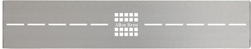 Решетка Allen Brau Infinity 8.210N6-BA для поддона 140x90, серебро браш