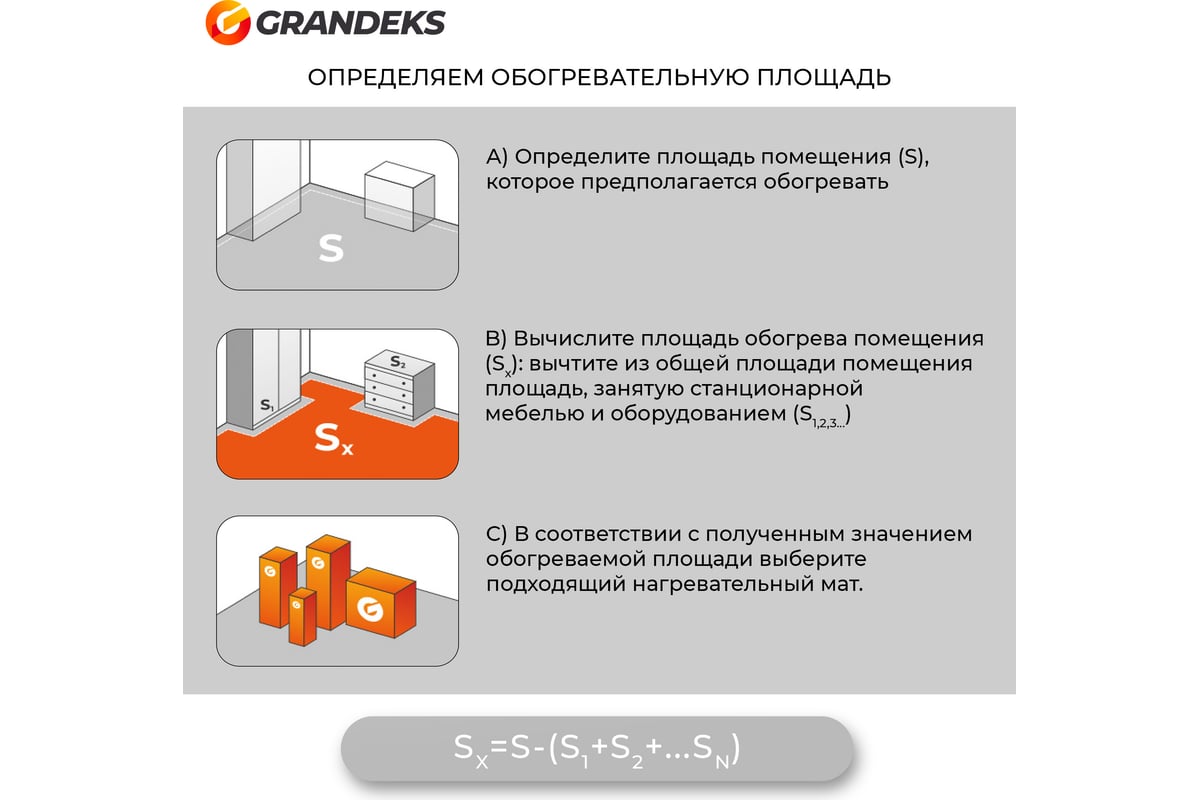 Двухжильный мат Grandeks MATRIX 6/900 2710