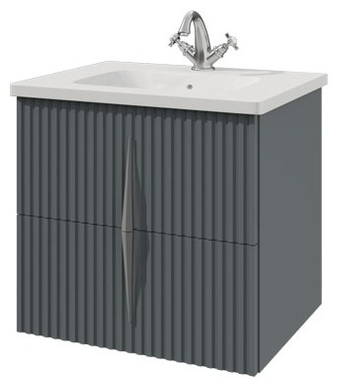 Мебель для ванной Caprigo Novara 60 см графит (ламинация)