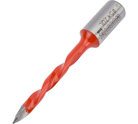 Сверло сквозное 5x35x70 мм, S10x30 мм, L Woodtec ИН 359082