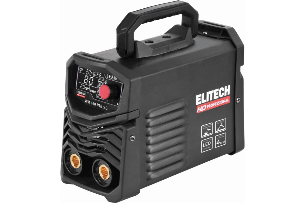 Инверторный сварочный аппарат Elitech HD WM 160 Pulse 204464