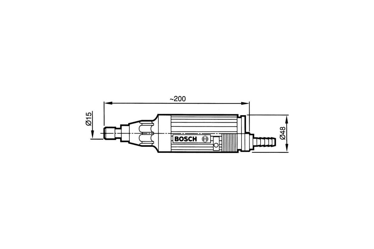Пневматическая прямошлифовальная машина Bosch 0.607.260.101