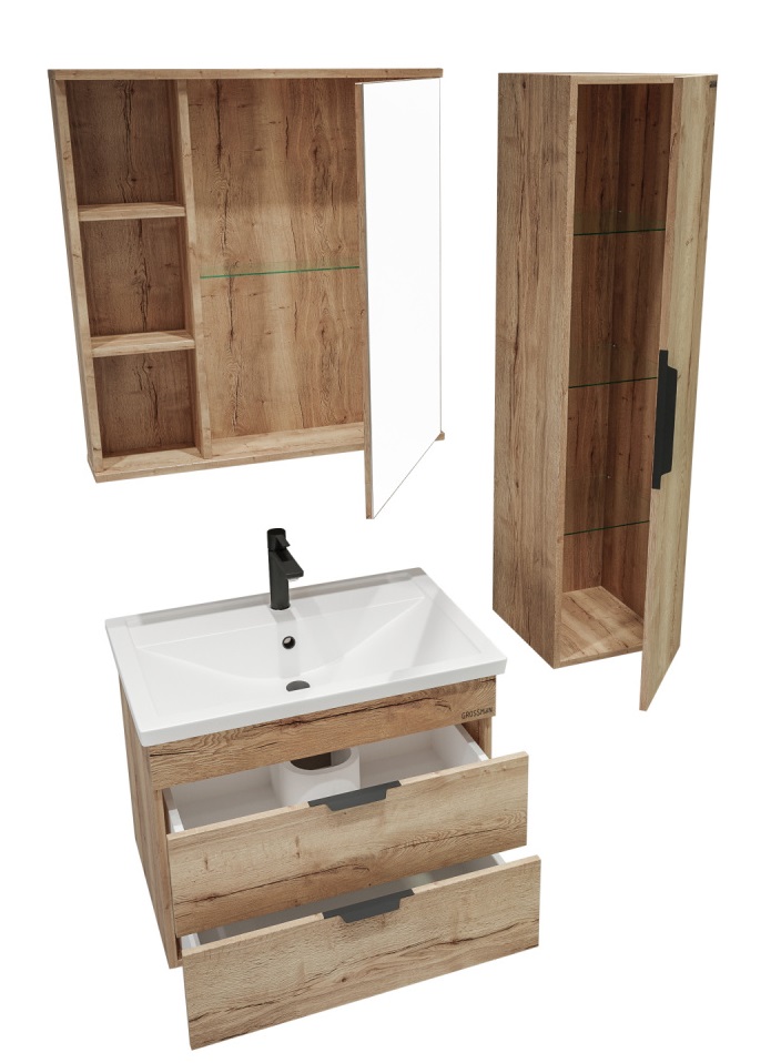 Тумба с раковиной Grossman Форта 70 см