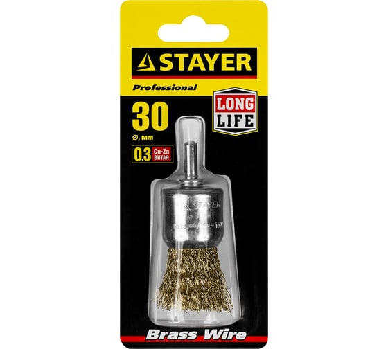 Щетка кистевая Stayer 30 мм для дрели 35113-30
