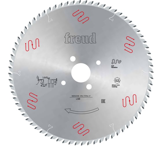 Диск пильный по дереву 450x4.8x30 мм, Z72, HM Freud LSB45016