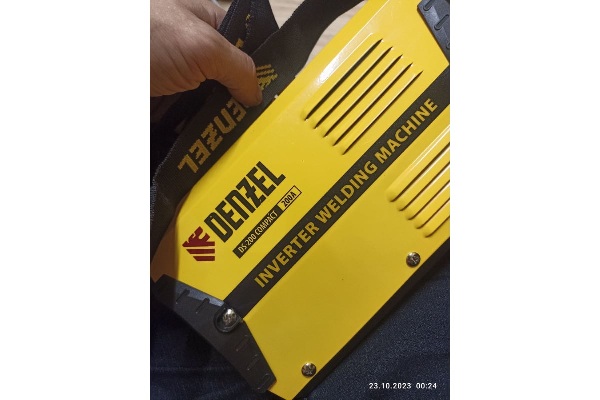 Аппарат инвертор дуговой сварки 200 А, ПВ Denzel DS-200 Compact 94373