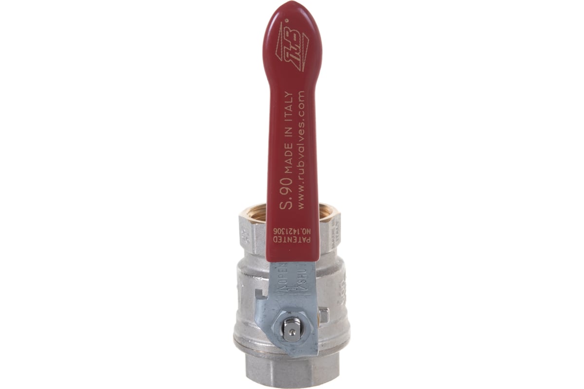 Шаровой кран RUB 1" DN25 PN40, ВР-ВР, серия MILANO (S.90), ручка S90F00