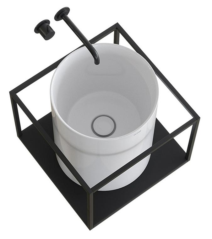 Раковина Galassia Core46 7305 37 см белый глянцевый