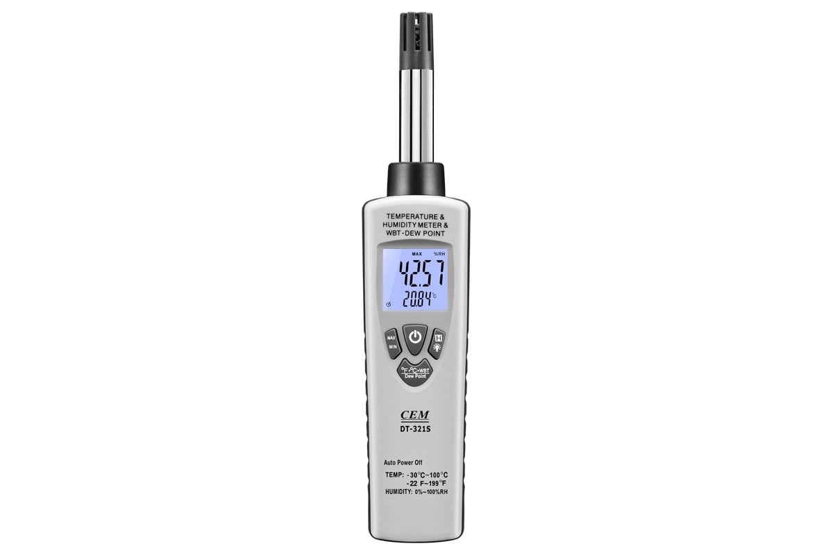 Цифровой гигро-термометр CEM DT-321S 480359