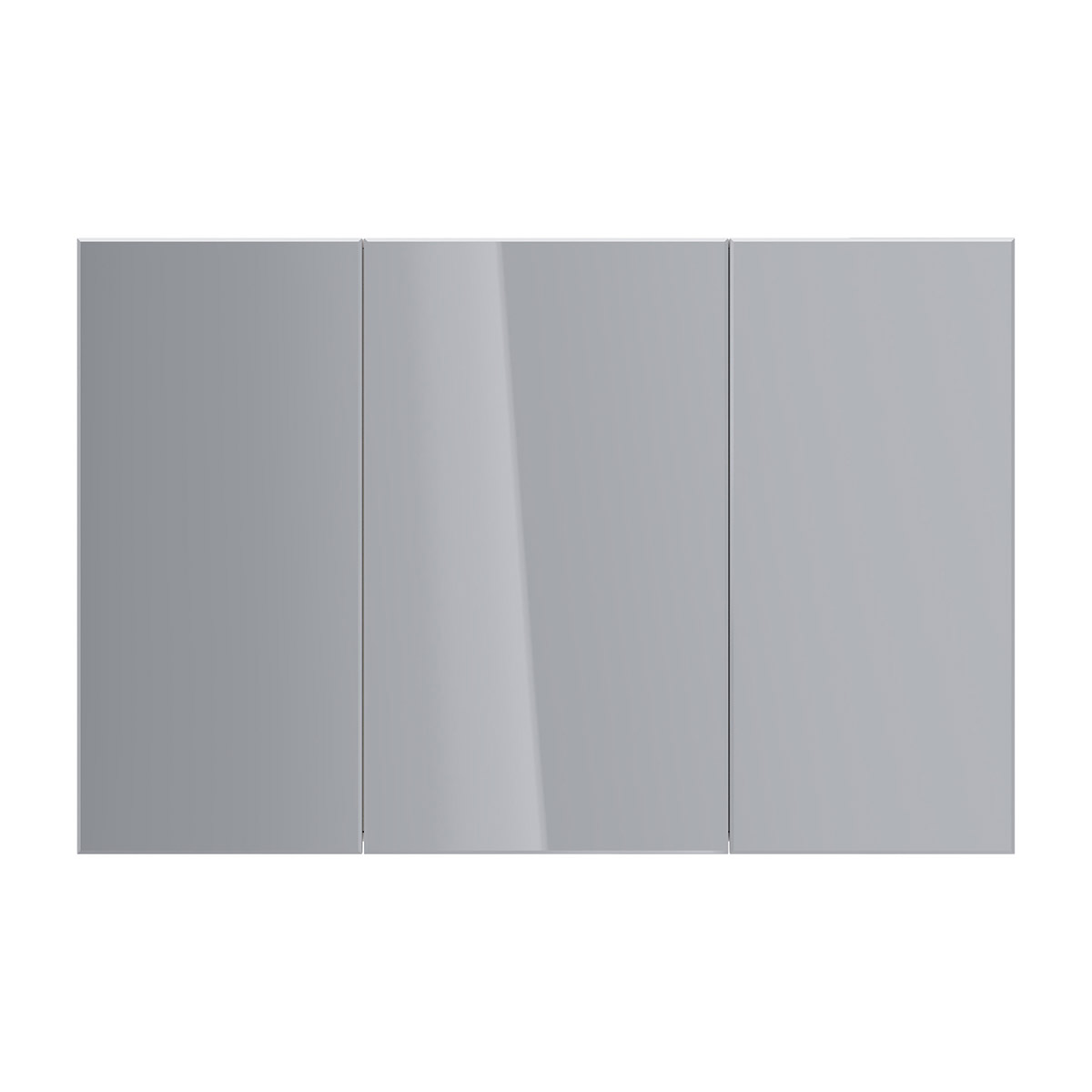 Зеркальный шкаф Lemark Universal 120x80 LM120ZS-U, белый глянец