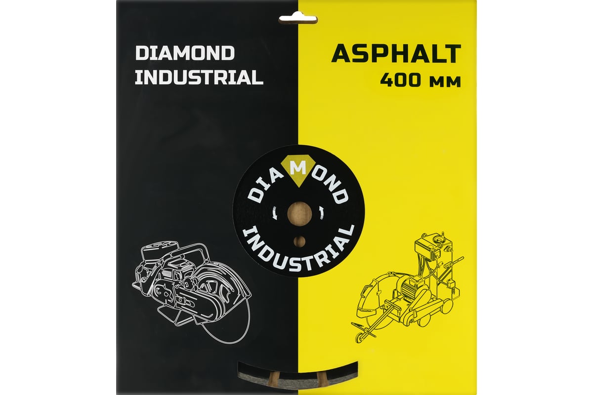 Диск алмазный сегментный по асфальту (400х25.4 мм) Diamond Industrial DIDA400