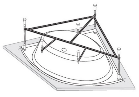 Каркас VagnerPlast Iris 143x143