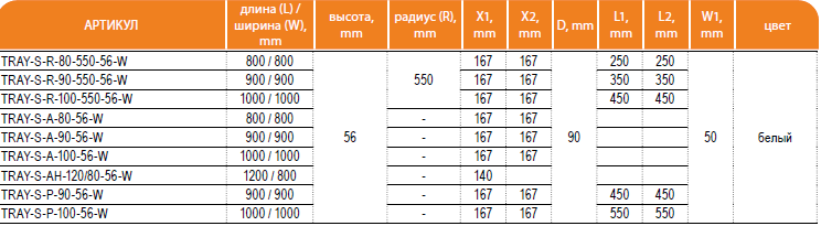 Поддон для душа Cezares Tray 90x90 квадратный, литой мрамор, белый