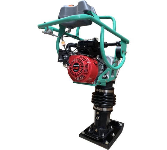 Бензиновая вибротрамбовка GIKS двигатель Honda GX160, 5,5 л.с. 70кг RM80H
