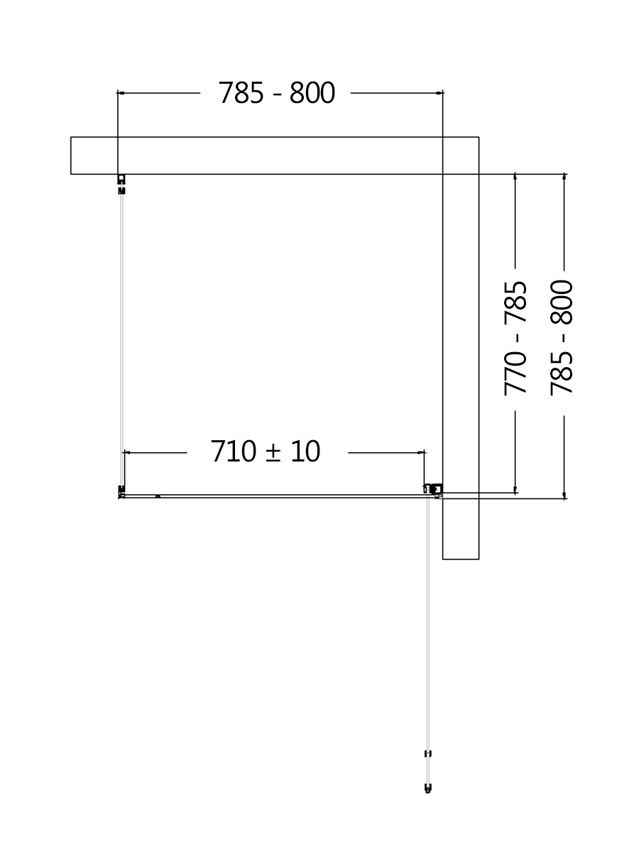 Душевой уголок AQUAme AQM5215-RH-8 80x80 правый, прозрачный, черный