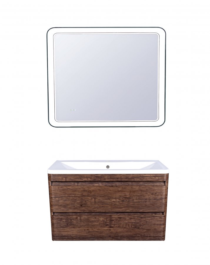 Тумба с раковиной Style Line Атлантика 90 см подвесная