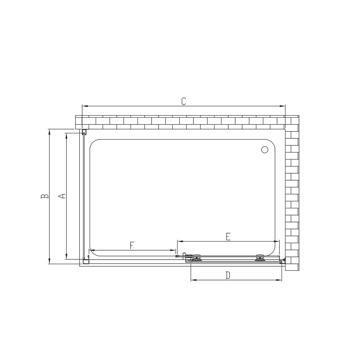 Душевой уголок Vincea Soft VSR-3SO9016CL 160x90 хром, стекло прозрачное