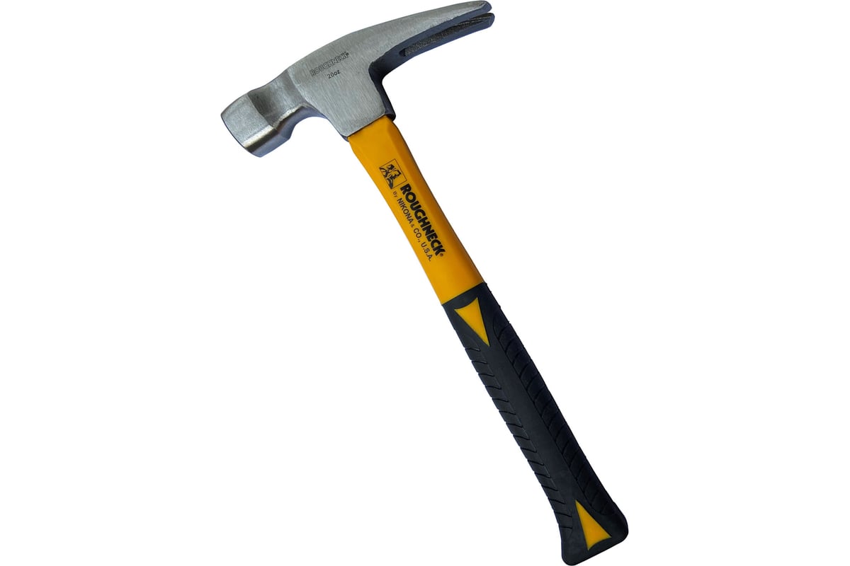 Столярный молоток NIKONA Roughneck NAIL-GRABBER с фибровой ручкой, 20oz 60-360