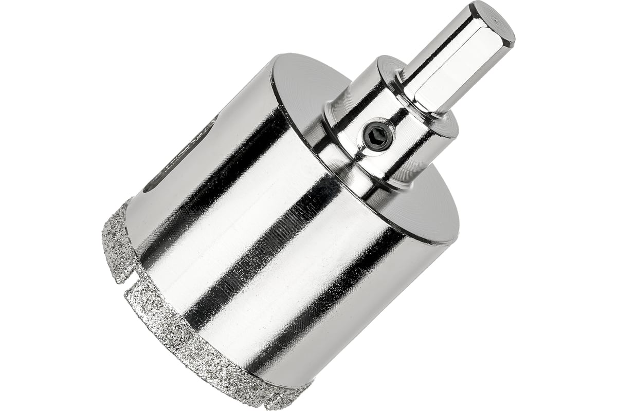 Коронка алмазная по керамограниту и керамике с центрирующим сверлом 42 мм Diamond Industrial DIDCSC042