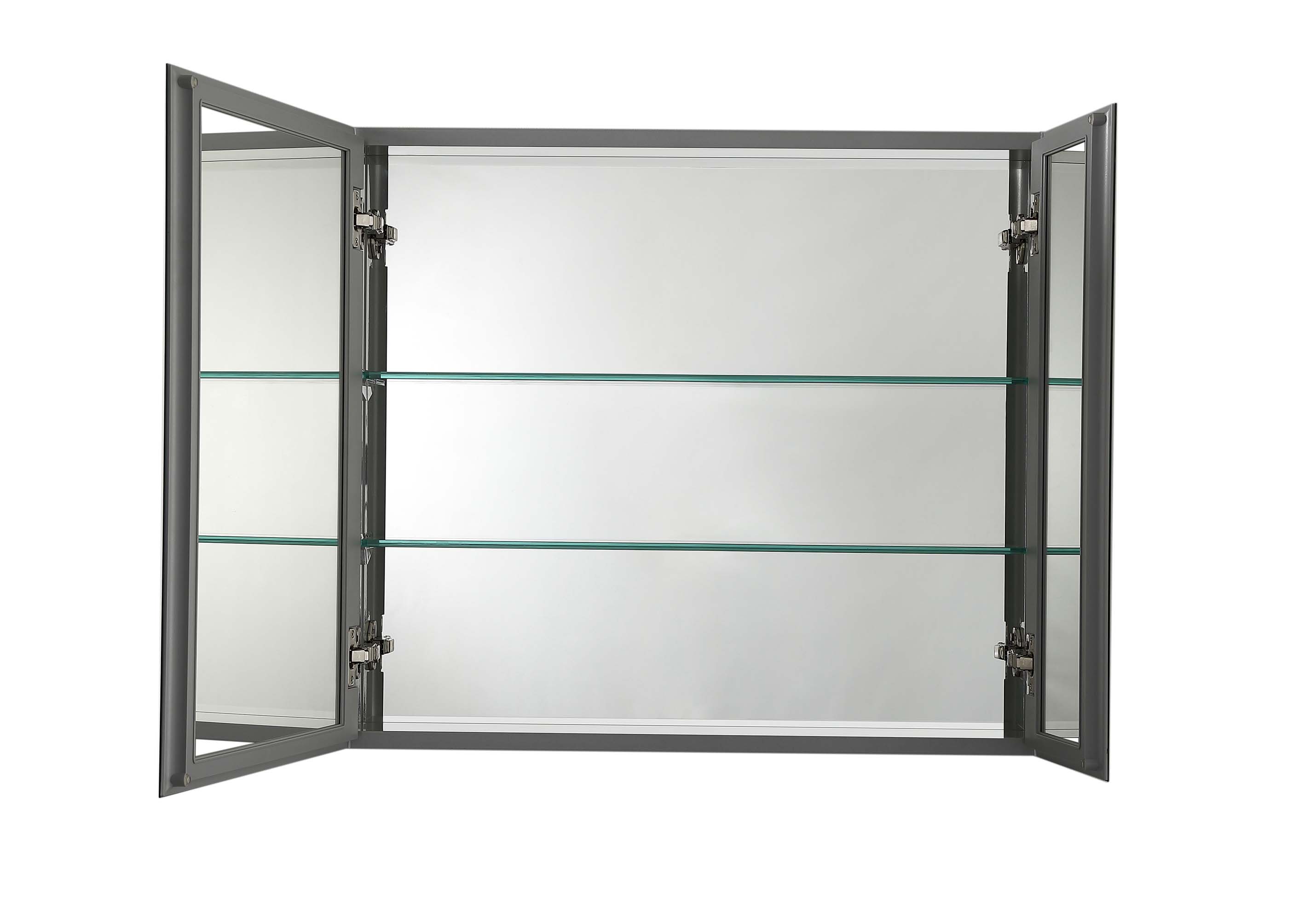 Зеркальный шкаф Aquatek 63x66 см хром AQ7608-MC