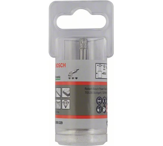 Коронка алмазная Dry Speed для УШМ (6х30 мм; М14) Bosch 2608599039