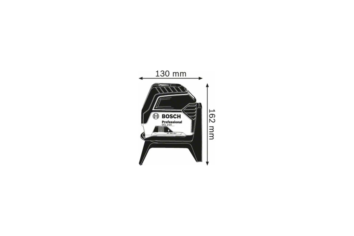 Нивелир Bosch GCL 2-15 + RM1 + кейс 0.601.066.E02