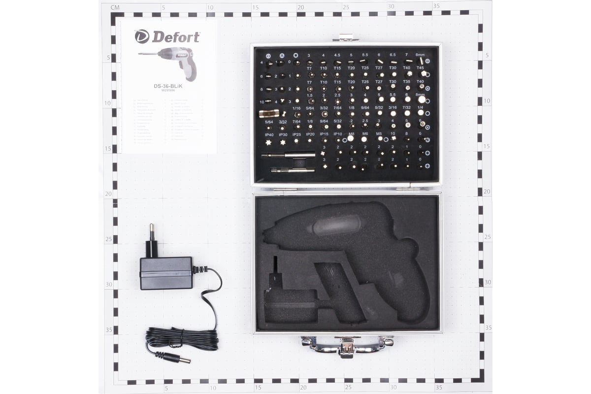 Аккумуляторная отвертка Defort DS-36-BLiK 98295696