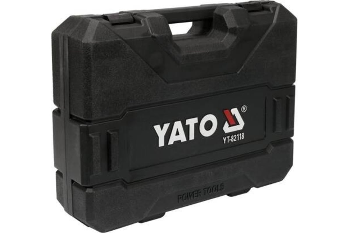 Перфоратор Yato SDS+ 1100 Вт, сверла и долото в наборе, пластиковый кейс YT-82118
