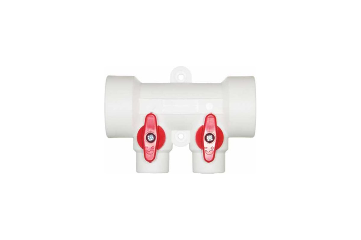 Коллектор с шаровыми кранами Aqualink PP-R 32x20 2 выхода 3782