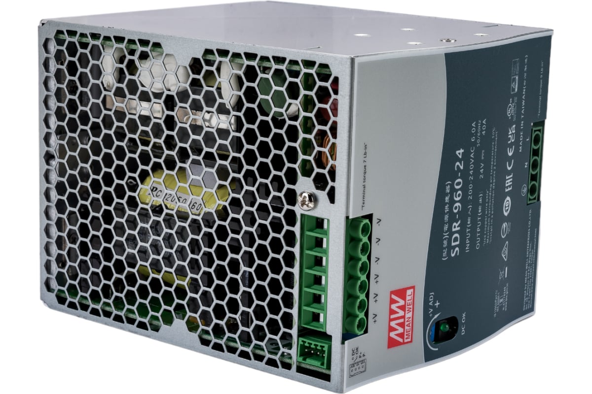 Источник питания Mean Well AC/DC SDR-960-24 Т02150236