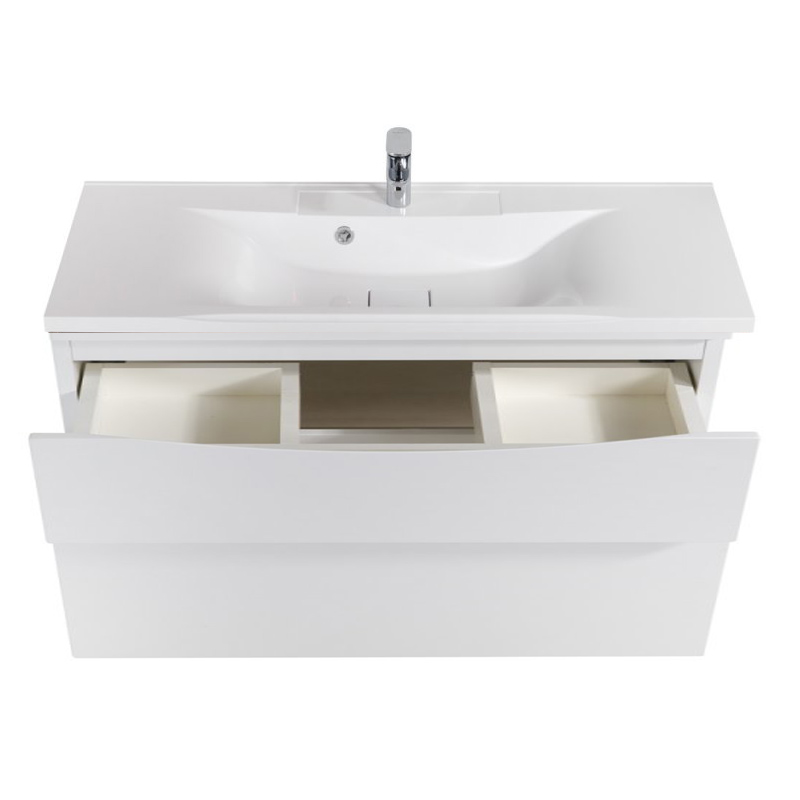 Мебель для ванной BelBagno Marino 100 см, высота 60 см Bianco Lucido