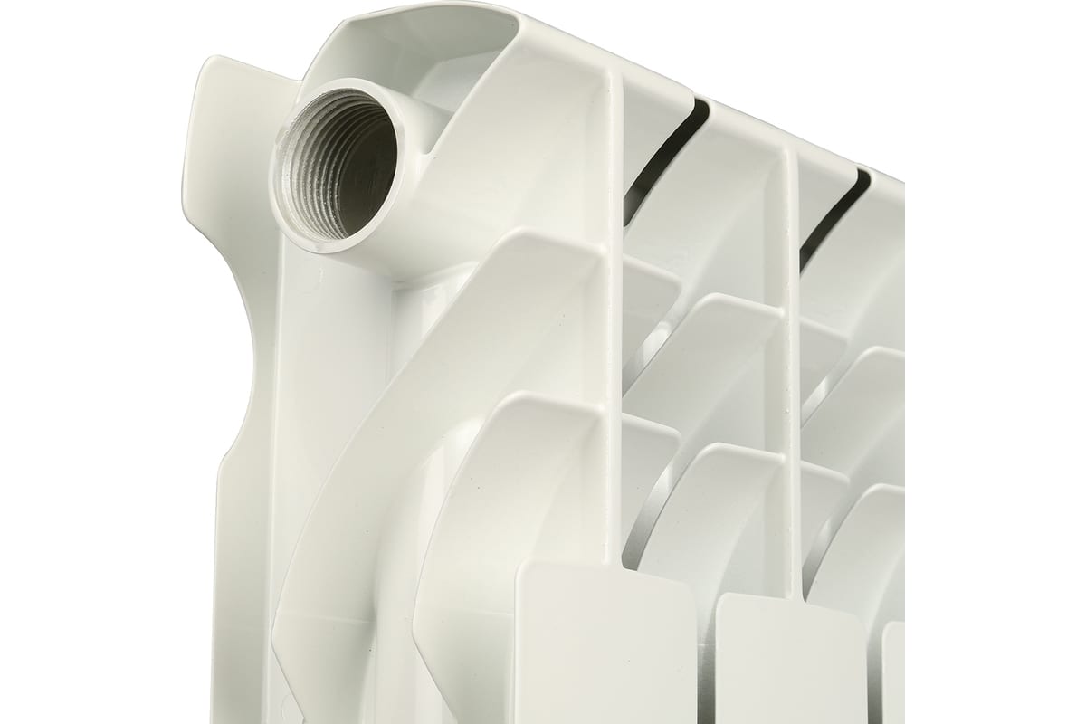 Алюминиевый радиатор Rommer Plus 500 12 секций RAL9016 89567