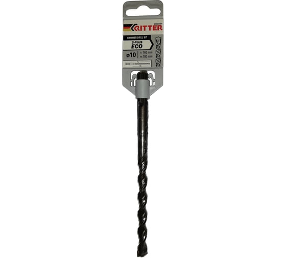 Бур (10 х 100/ 160) W-напайка SDS+ Eco 2-plus RITTER PS10210160