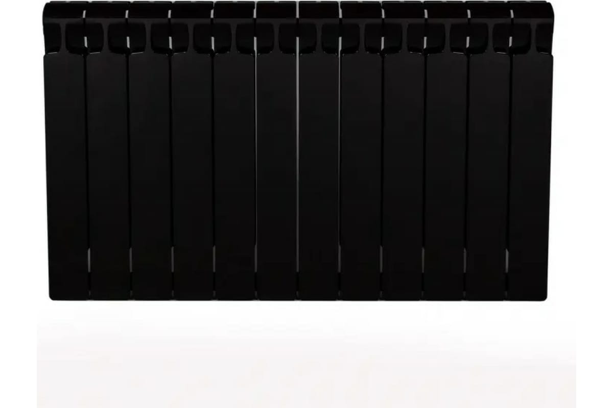 Радиатор Rifar Monolit 500x12 секций НП левый MVL Антрацит RM50012 MVL 9005