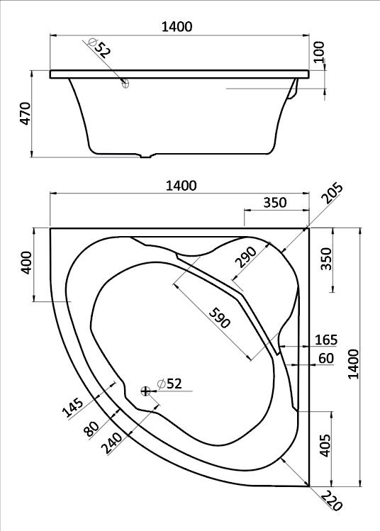 Фронтальная панель Santek Карибы 140x140