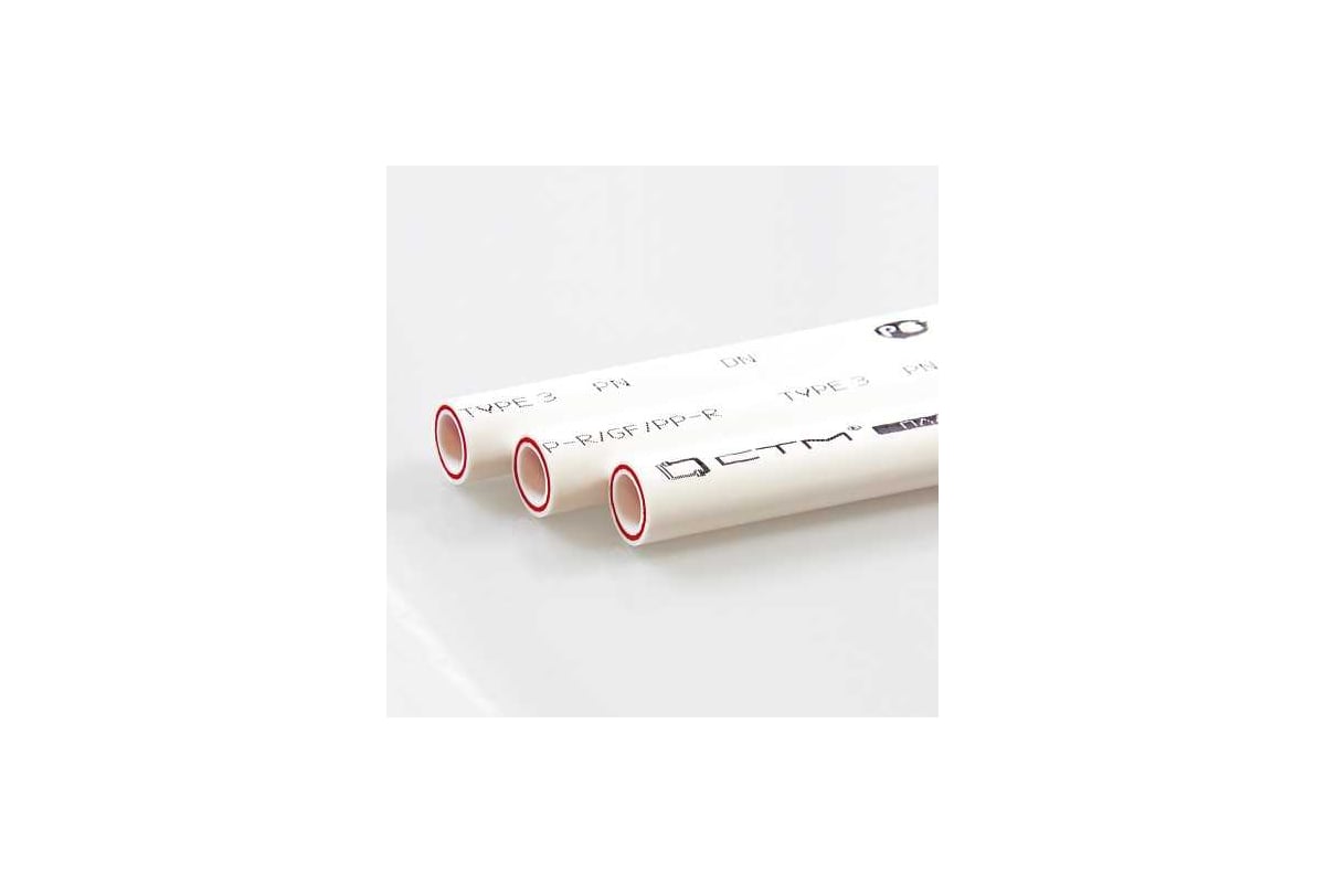 Труба PP-R СТМ ПЛАСТ PN 20, DN 25x3.5, армированная стекловолокном, 4 м CPP2F025-4