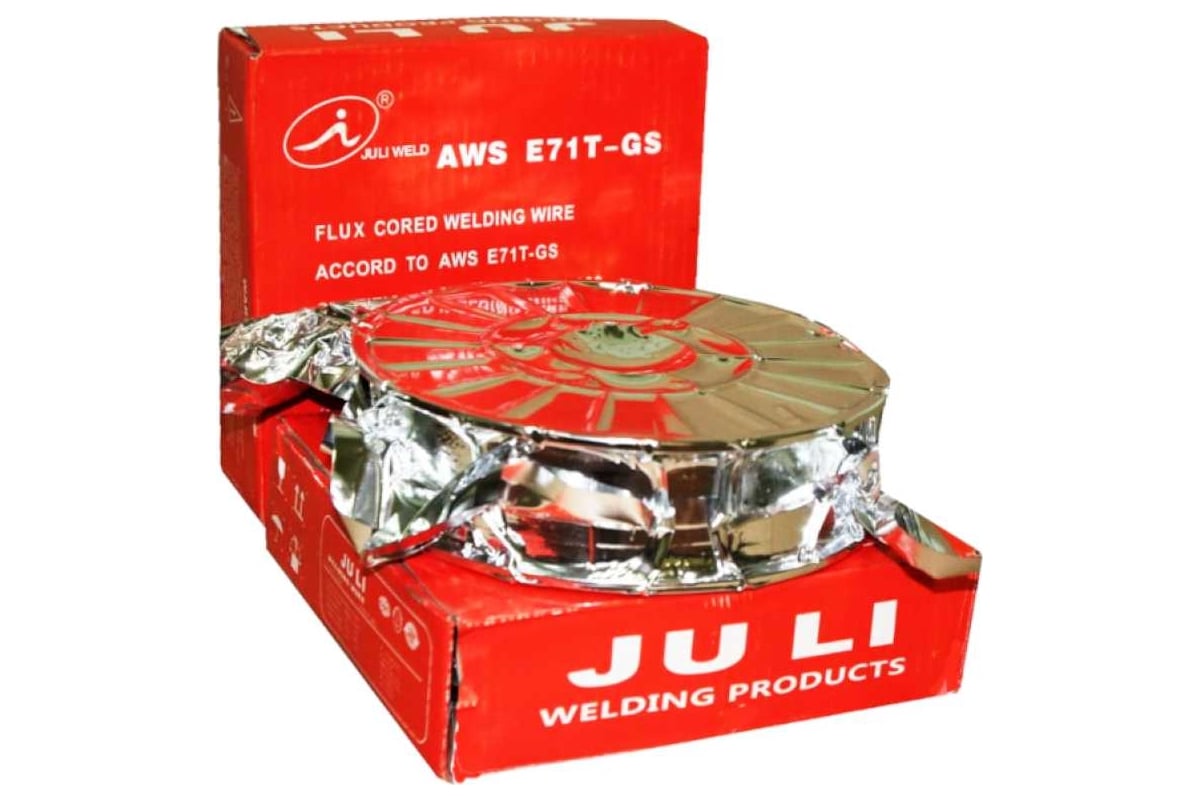 Проволока порошковая E71T-1GS 0.8 мм, 5 кг JULI WELD 841