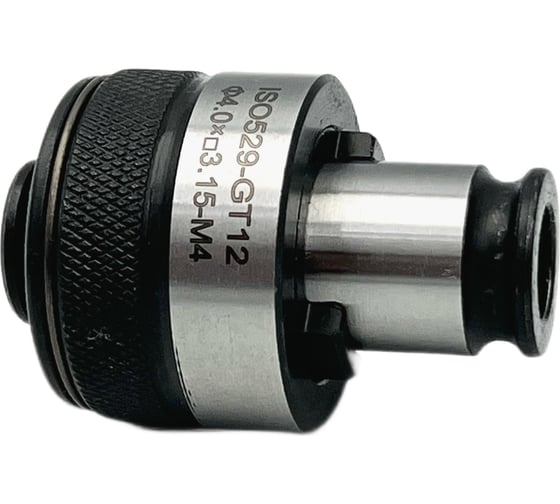 Головка к резьбонарезному патрону для метчиков М4, GT12, d=19 мм TORNERI 041837