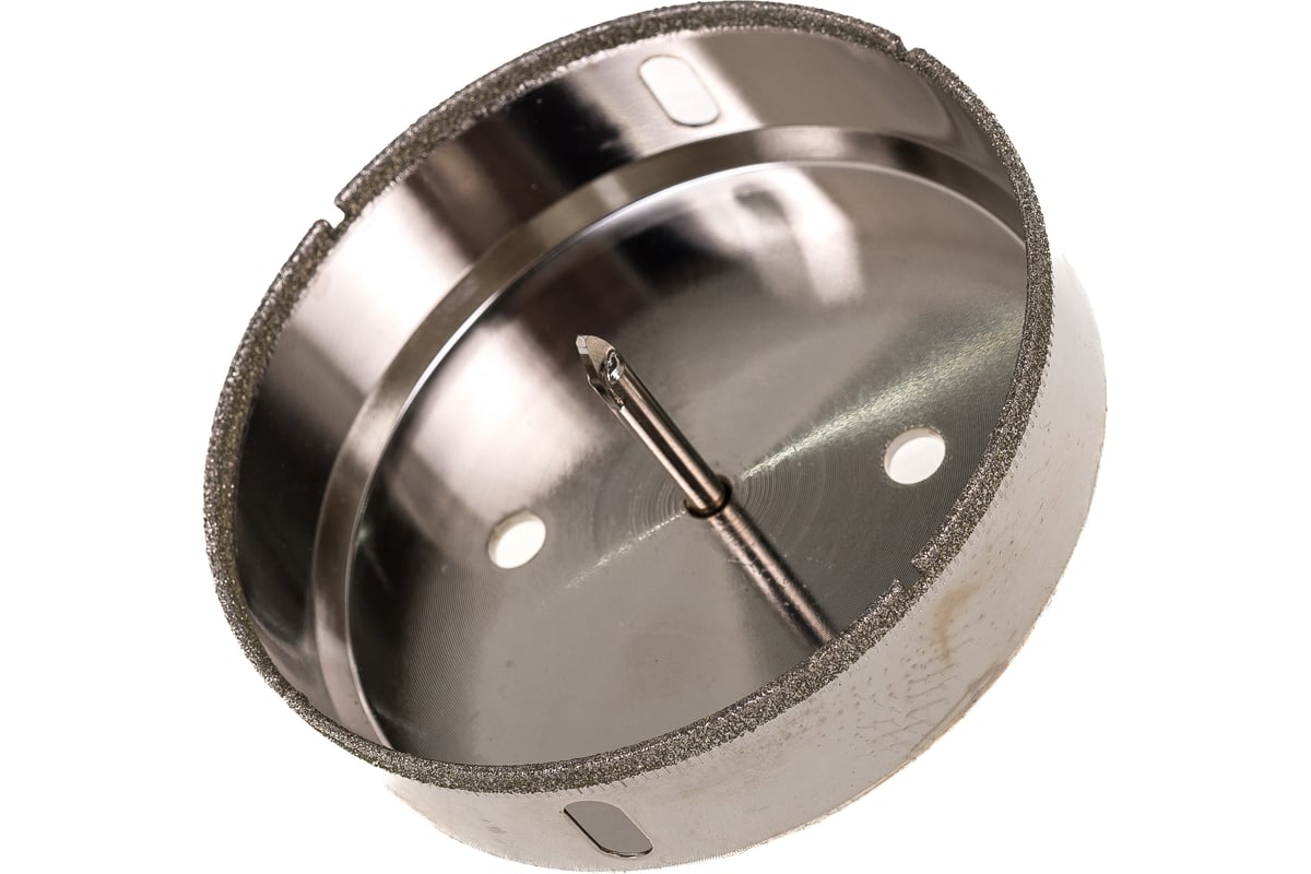 Коронка с центрирующим сверлом по стеклу и керамике (100Х55 мм) Vertextools 336-100-55