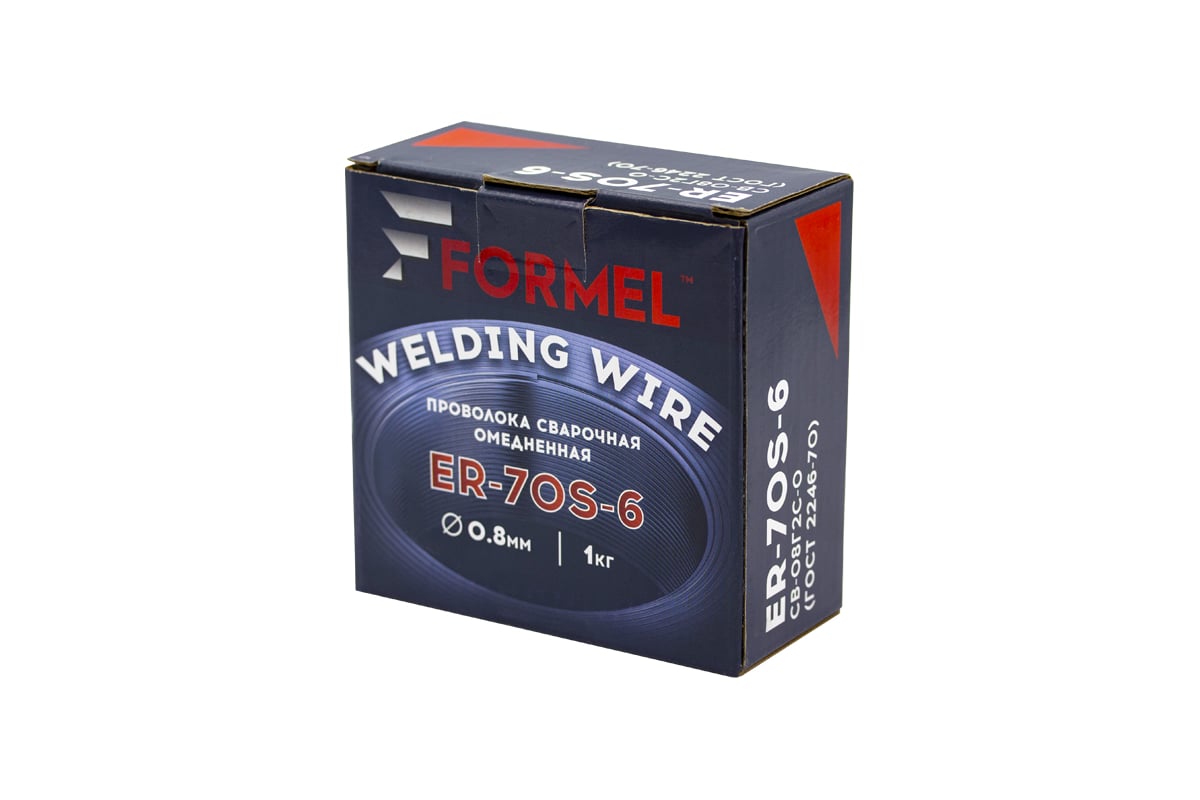 Проволока сварочная омедненная Welding Wire (0.8 мм; 1 кг; ER-70S-6) Formel FRM_08_1
