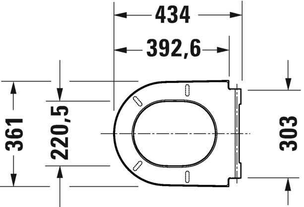 Крышка-сиденье Duravit D-Neo 002161 без микролифта