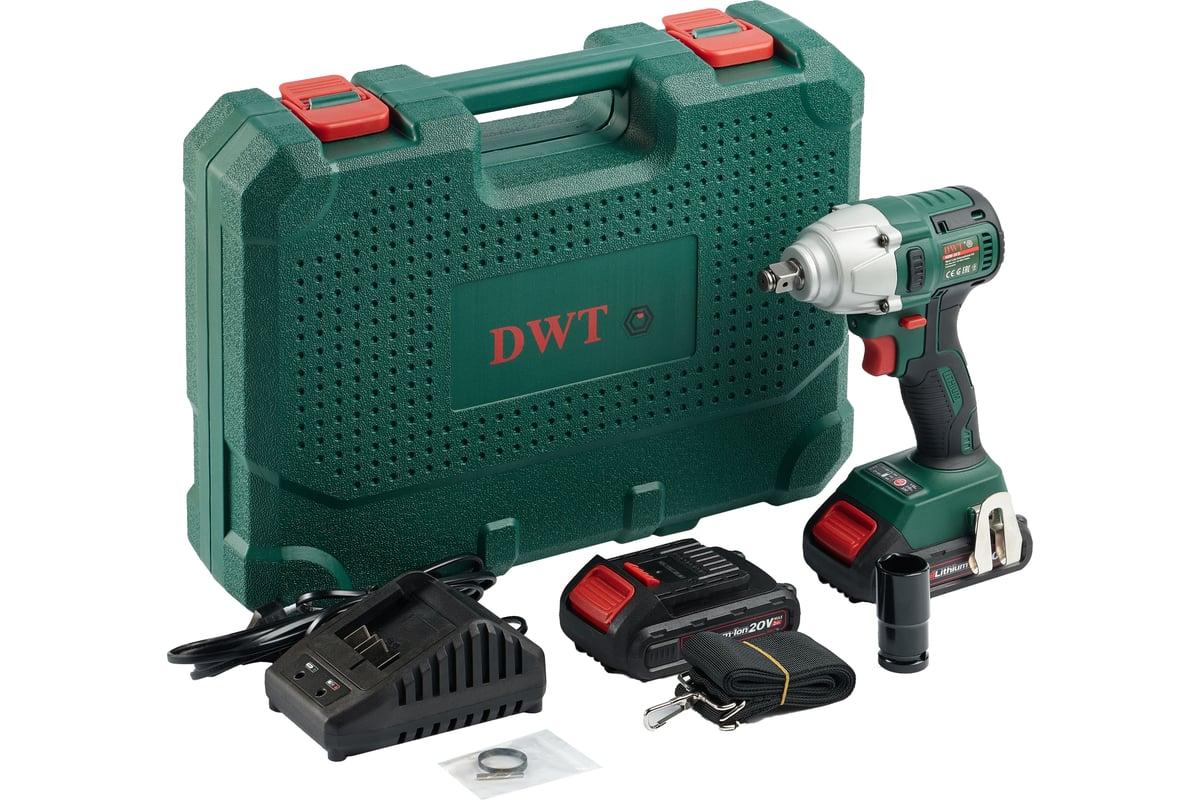 Ударный аккумуляторный гайковерт DWT abw 20 d-2 bmc 5.2.56
