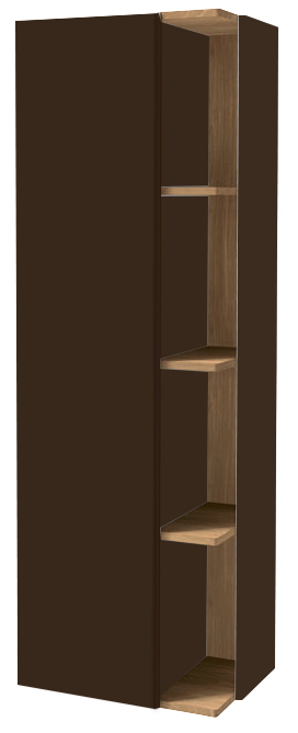 Шкаф пенал Jacob Delafon Terrace 50 см L ледяной коричневый