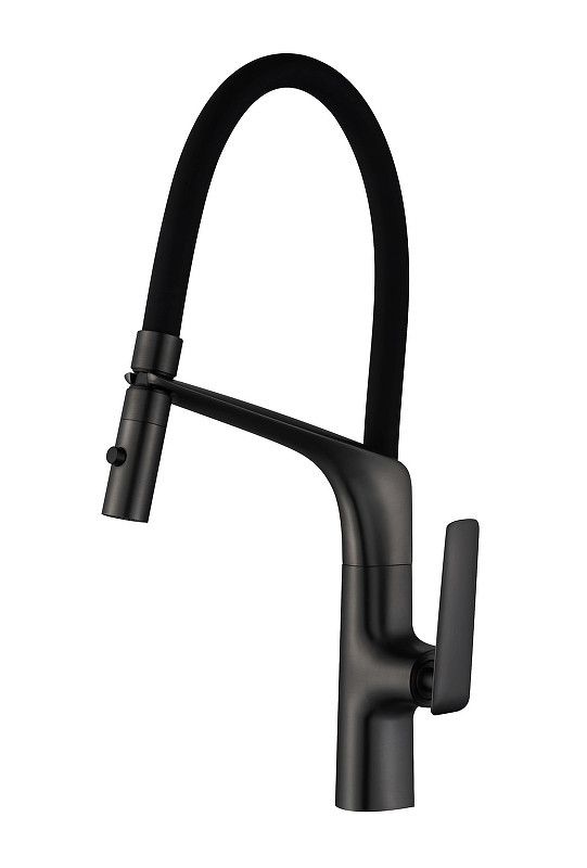 Смеситель для кухни Vincea VKF-115MB черный